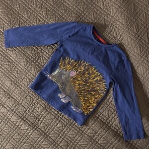 Mini Boden Hedgehog shirt